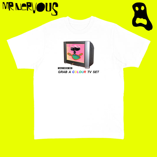 GRAB A COLOUR TV SET TEE